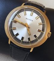 Blita Handaufzug Vergoldet  Armbanduhr Unisex 39.5mm