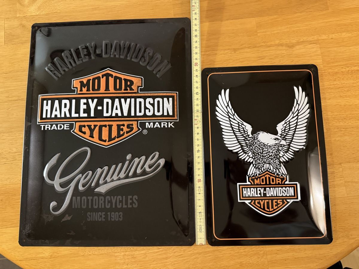 Harley-Davidson Insegne: Plaque metal Harley Davidson – Usato da Vernier venduto da T3life 1