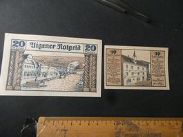 Oesterreich,  Aigen   - Notgeldscheine