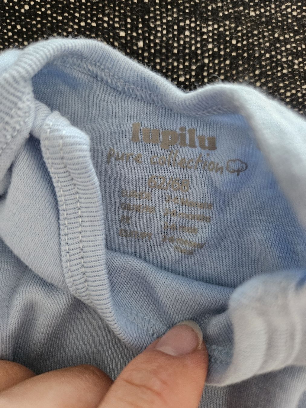 Sous-vêtements: Body langarm hellblau Grösse 62/68 – Neuf (Voir description) à Wil SG par an_ka 1