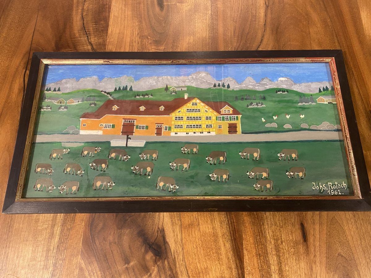Dipinti: JOHANNES ROTACH 1962  APPENZELLERBILD – Usato da St. Gallen venduto da Goldband 8