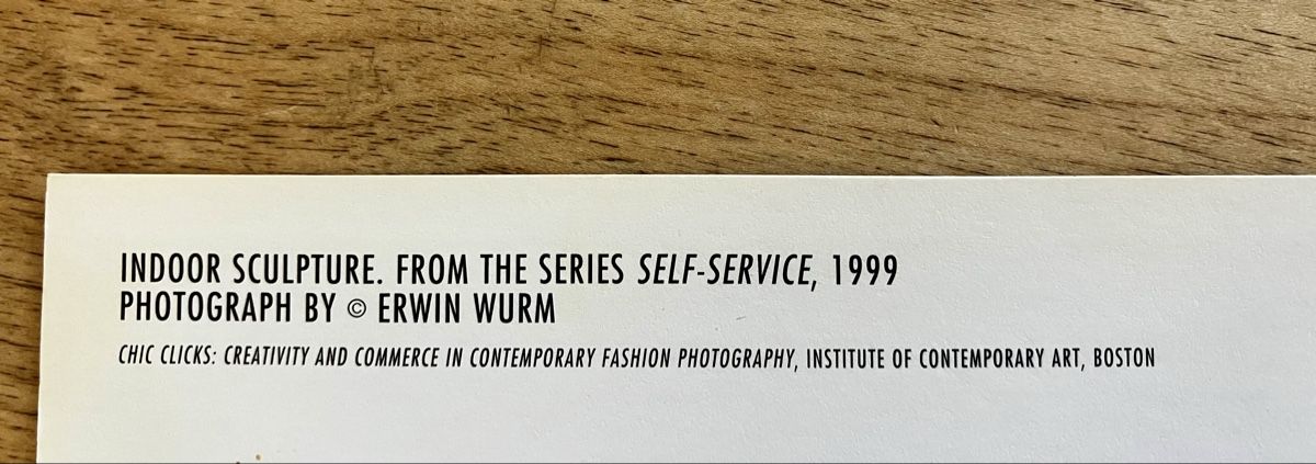 Cartes postales: AK Erwin Wurm – Neuf (Voir description) à Buchs AG par Allerleis 1