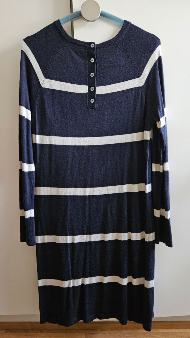 Mango Vestiti: Mango Strickkleid blau und weiss – Usato da Zug venduto da diana.bee 1