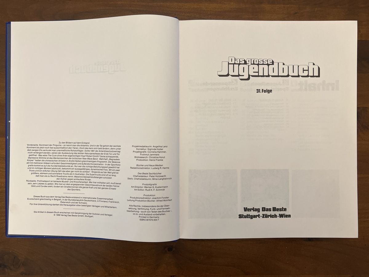 Bücher: Das grosse Jugendbuch Vintage – Gebraucht aus Altdorf UR von JanAil 1