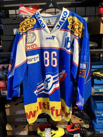 Eishockey Trikot EHC Kloten Jako Nummer 86 Cedric