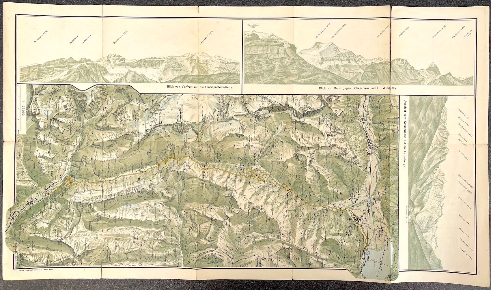 Cartine & Atlanti: Schweizerische Alpenposten: Klausen-Poststrasse – Usato da Burgdorf venduto da Bsb7 1