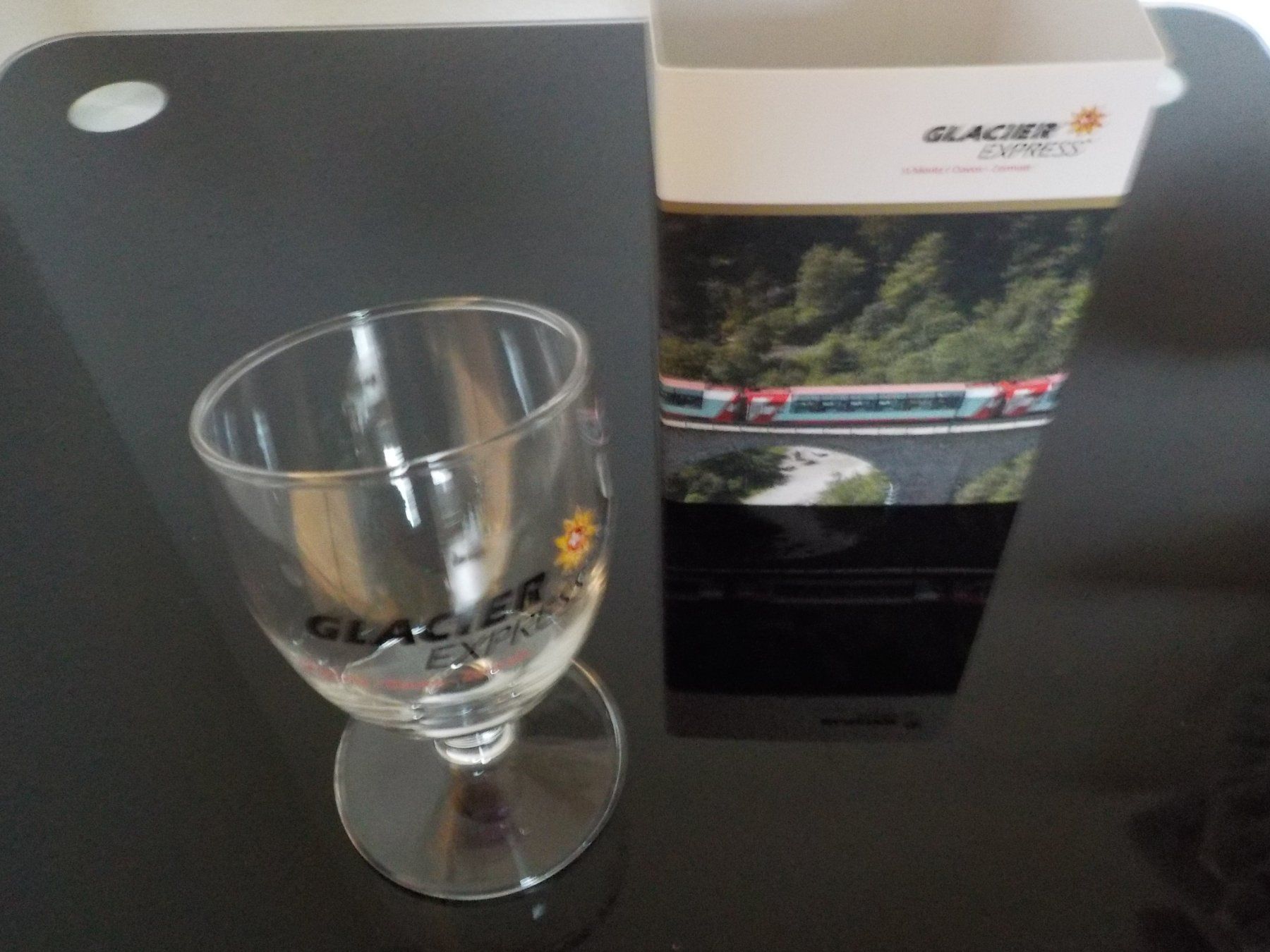Bicchieri: Glacier Express Trinkglas (2) – Nuovo e nell'imballaggio originale da Muri b. Bern venduto da Ricardodecor