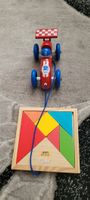 Vilac voitures  de cours / à tirer en bois & Puzzle en bois