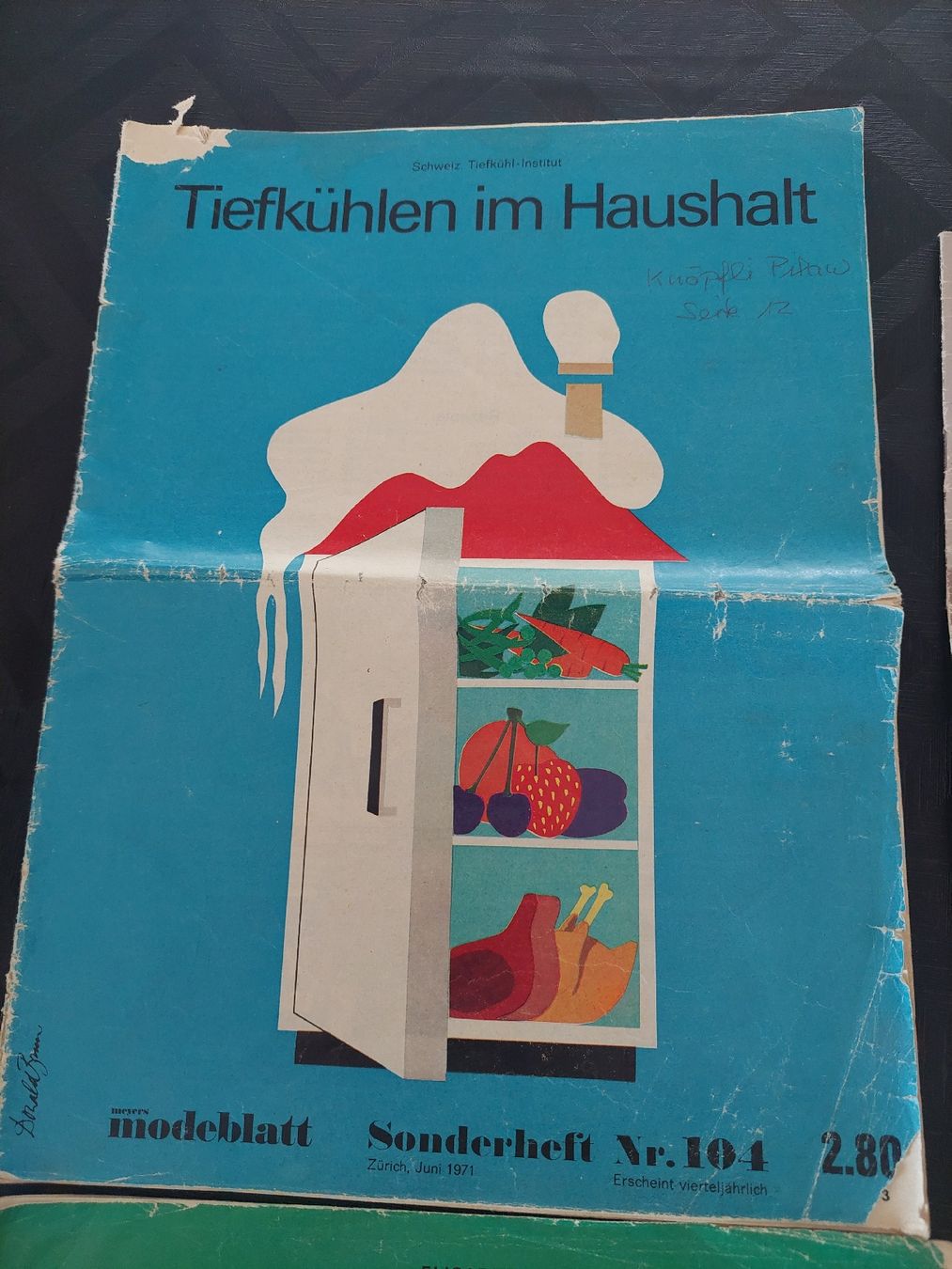 Revues & Magazines: Alte Kochhefte von 1968-1981 meyers Modeblatt  – D'occasion à Zetzwil par lanst08 2