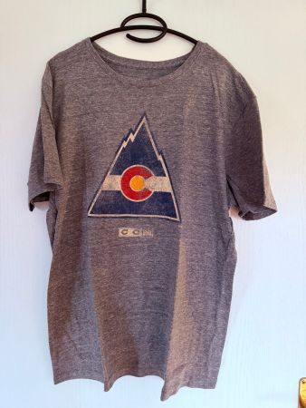 NHL CCM Colorado Rockies / Colorado Avalanche T-Shirt - L