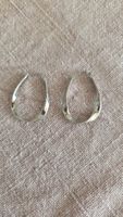 Silber Creolen, elegant, neu, Sommer Kollektion 22