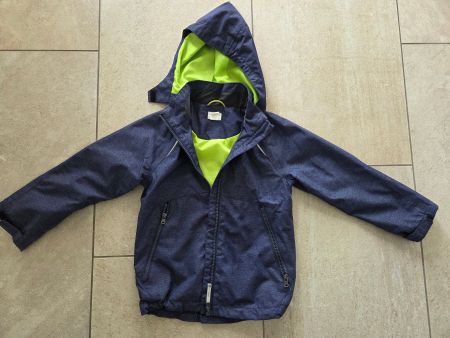 Windjacke nicht gefüttert 122 sehr gut erhalten