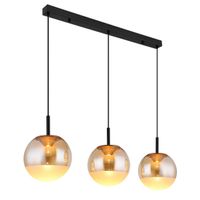 LED Pendelleuchte, Glas, 106 cm x 25 cm