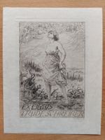 Exlibris Bruno Heroux - Original Radierung