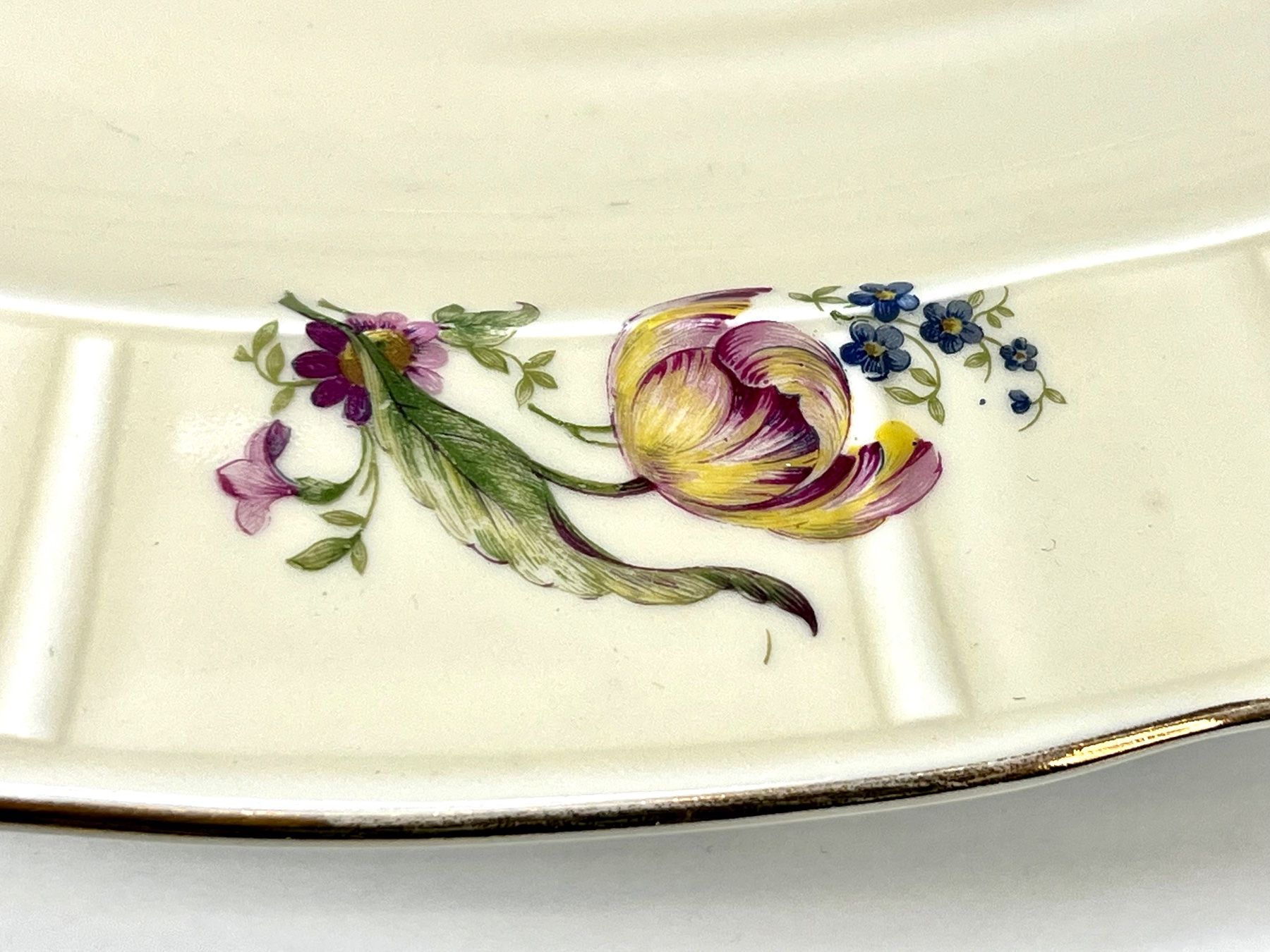 Servierplatten: LIMOGES Servierschale Blumenmuster Antik – Gebraucht aus Zürich von Arche_Brockenhaus 4