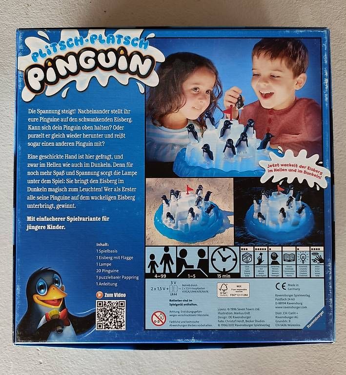 Ravensburger Giochi: Ravensburger Plitsch-Platsch Pinguin – Usato da Münchenstein venduto da Bouba3 1