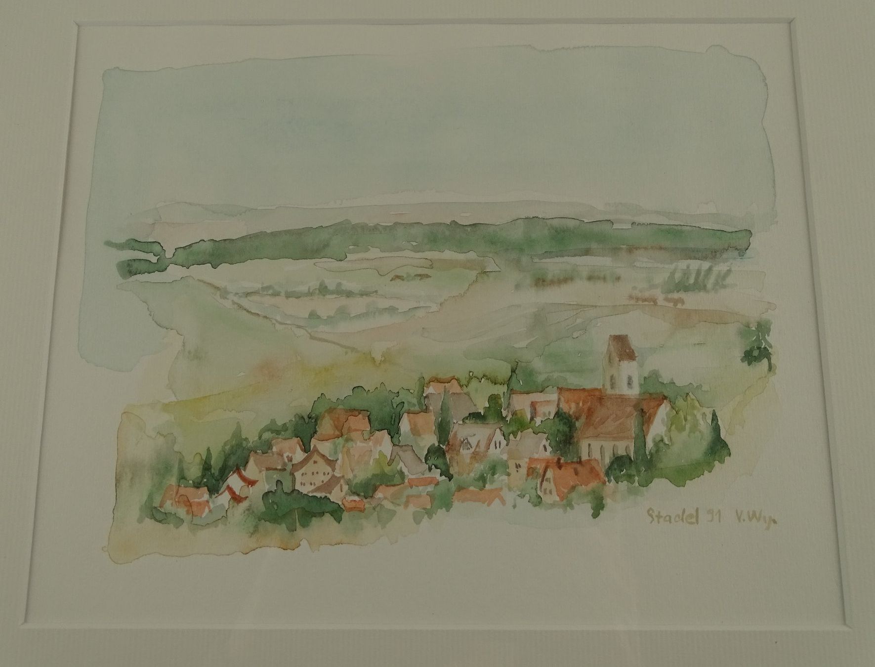 Dipinti: STADEL AQUARELL 1991 – Usato da Grüningen venduto da Kartensammler 1