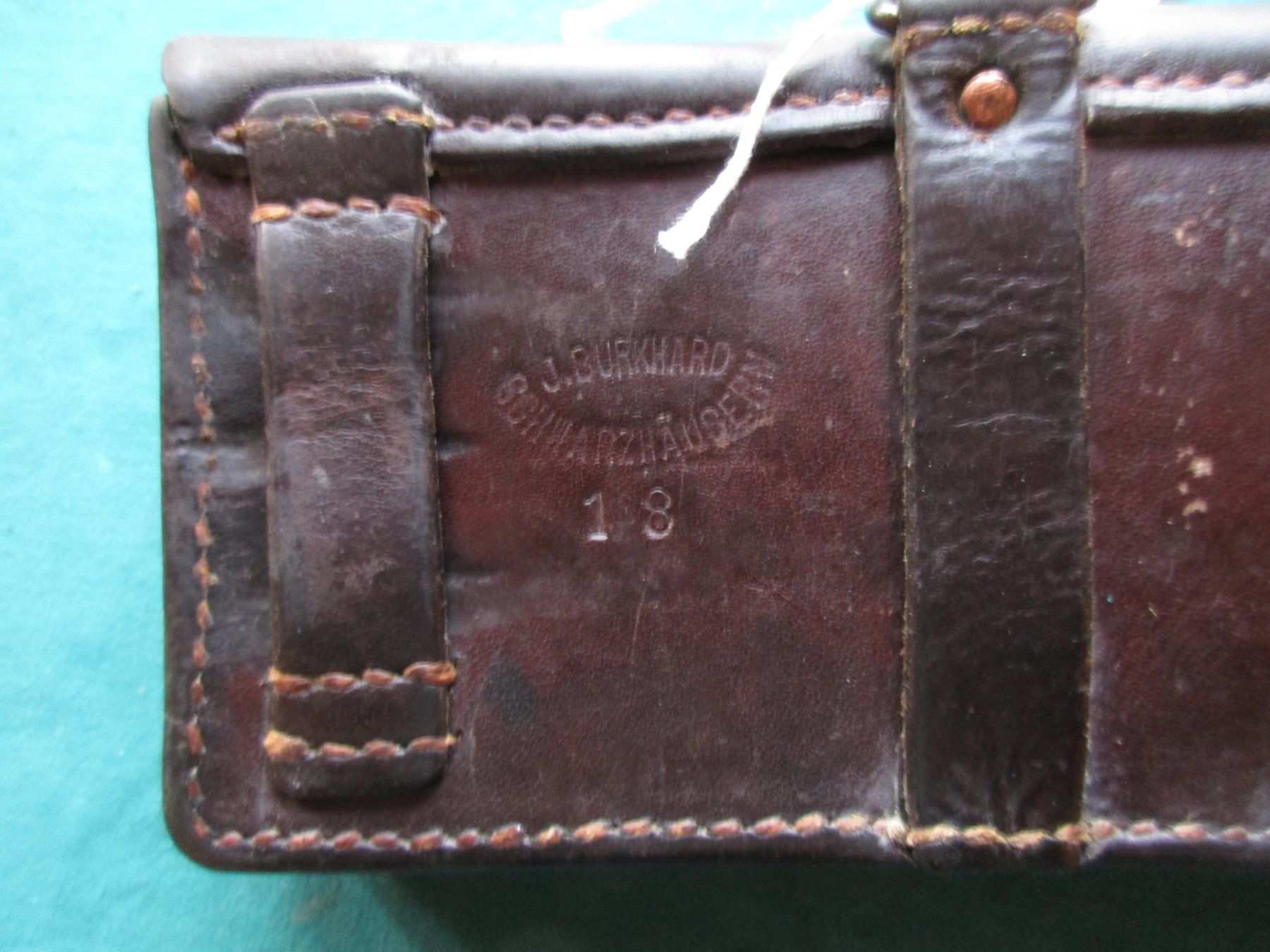 Schweizer Armee Stichwaffen: Patronentasche (9) 1918 – Gebraucht aus Bowil von vifi01 3