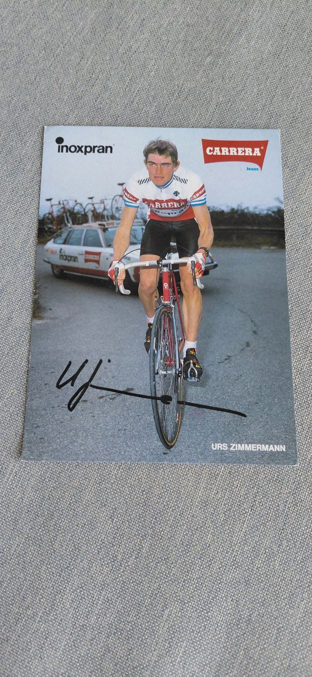 Autografi: Autogrammkarte Urs  Zimmermann – Usato da Schmerikon venduto da Olympia04