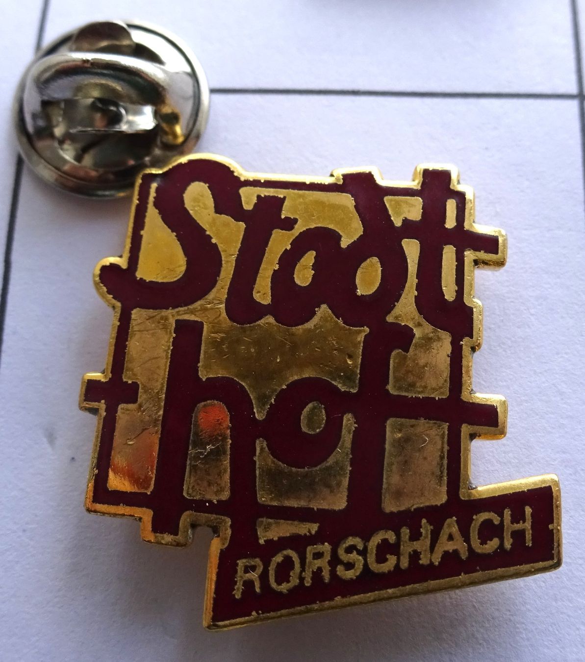 Plaketten & Abzeichen: Pin  STADT Hof Rorschach – Gebraucht aus Utzenstorf von BUtter81