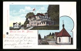 St. Anton, Hotel Rössli, St. Antonkapel