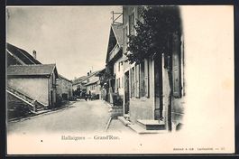 AK Ballaigues, Partie auf der Grand Rue