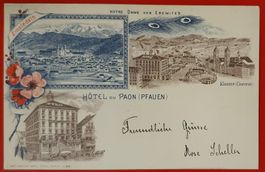 Einsiedeln 1907 - Hotel Pfauen