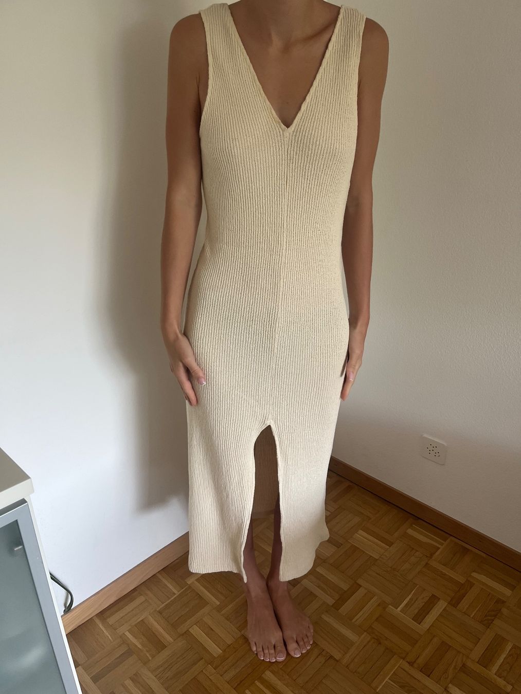 Massimo Dutti Vestiti: Weisses Massimo Dutti Strickkleid - XS – Usato da Zürich venduto da giu_j77x 1
