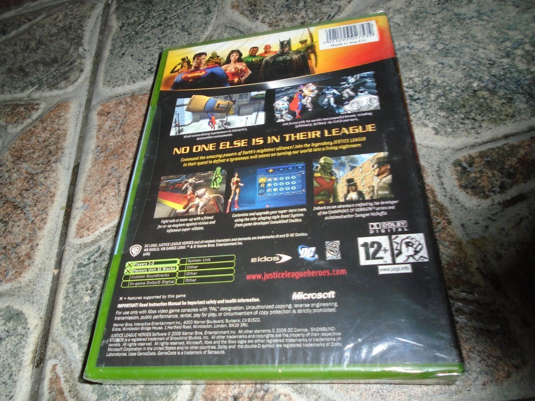 Giochi: Justice League Heroes XBOX NEUWARE – Nuovo e nell'imballaggio originale da Olten venduto da Disc-Ausverkauf 2