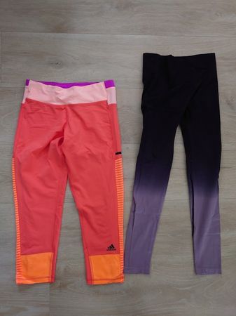 Adidas Climate Sporthose / Leggins in Grösse S 34-36 & Zebra