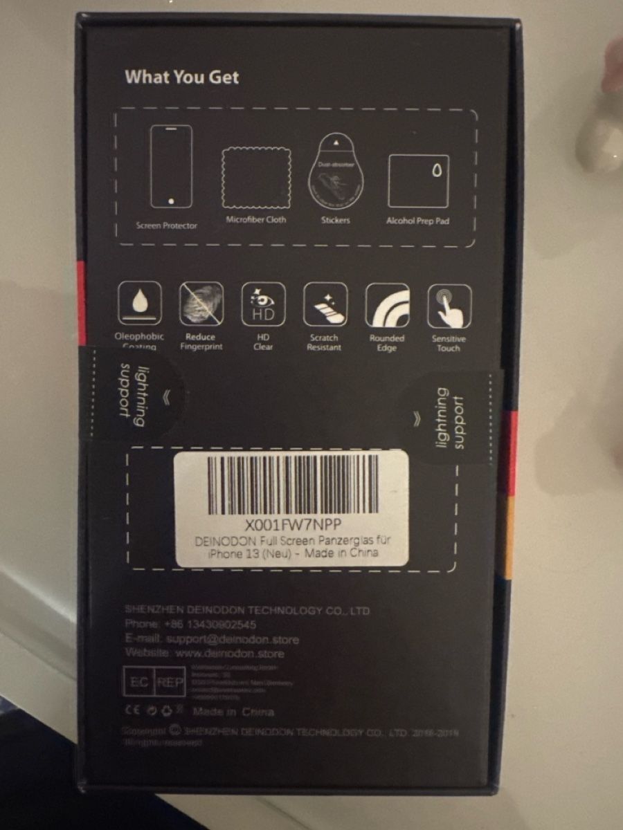 Ritocchi & pellicole di protezione: iPhone 13 screen protector – Nuovo e nell'imballaggio originale da Ettingen venduto da B8183 1