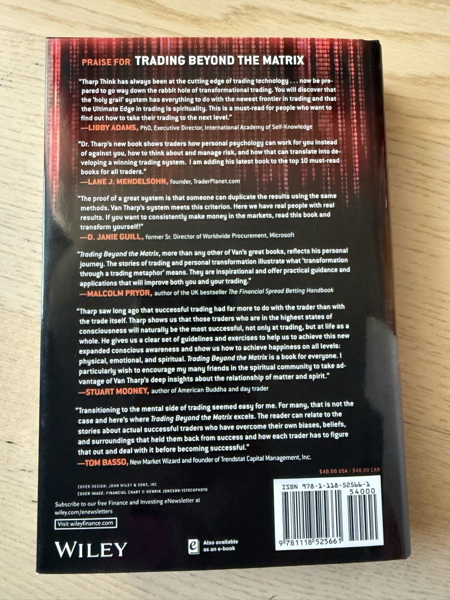 Bücher: Trading Beyond the Matrix - Van K. Tharp – Neu (gemäss Beschreibung) aus Buch am Irchel von Sweetharth 2