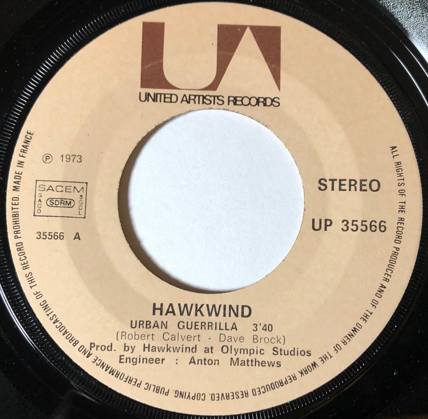 Dischi in vinile: HAWKWIND - URBAN GUERRILLA – Usato da Poliez-Pittet venduto da Newtown-Records 2