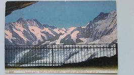 Jungfraubahn - Station Eismeer, Ausblick auf Schreckhorn
