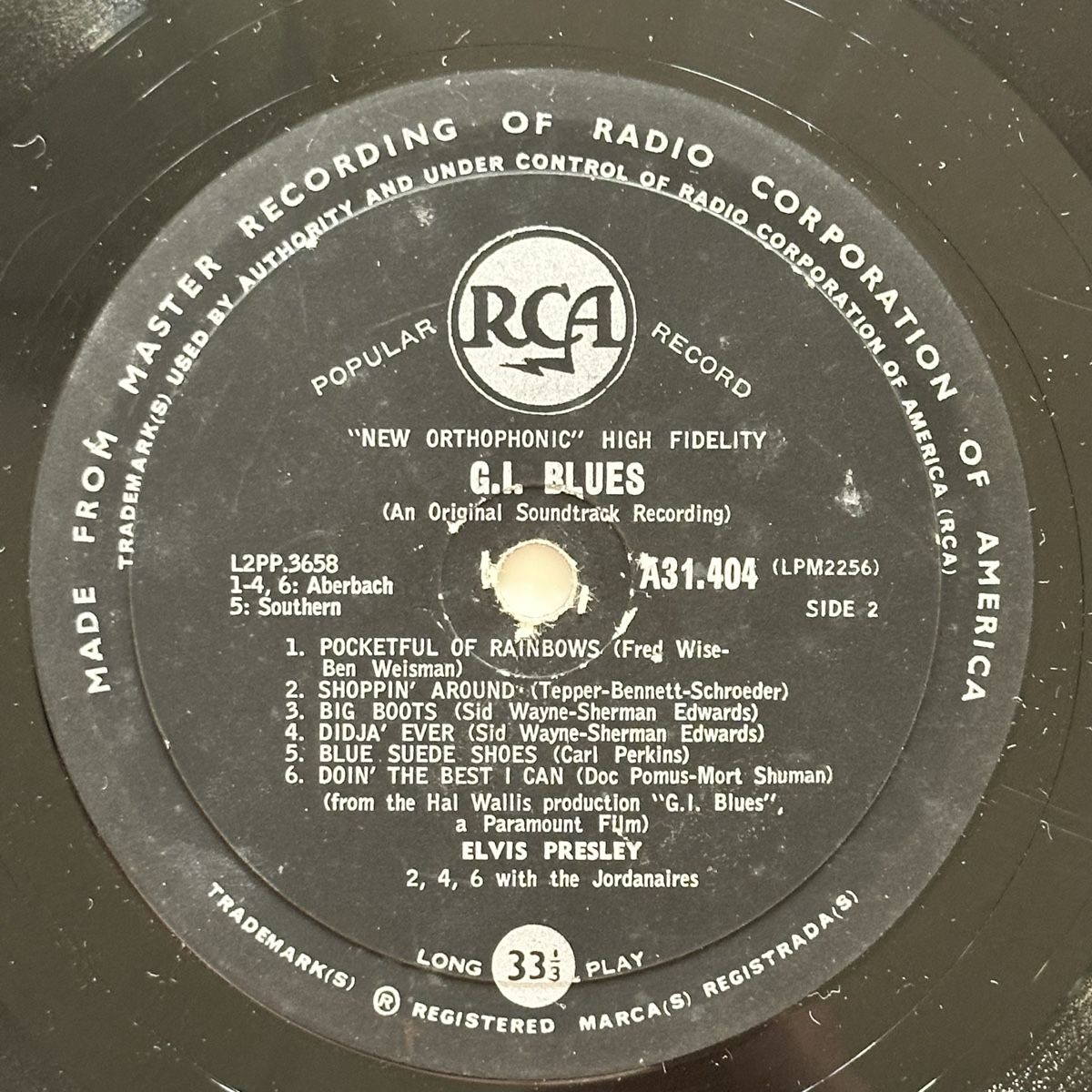 Dischi in vinile: Elvis - G.I. Blues (Südafrika) – Usato da Etzwilen venduto da presley3577 3