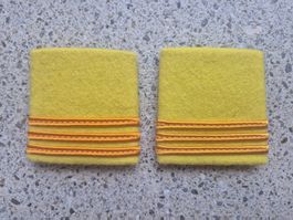 Gradabzeichen Patten Set Hauptmann Panzergrenadier