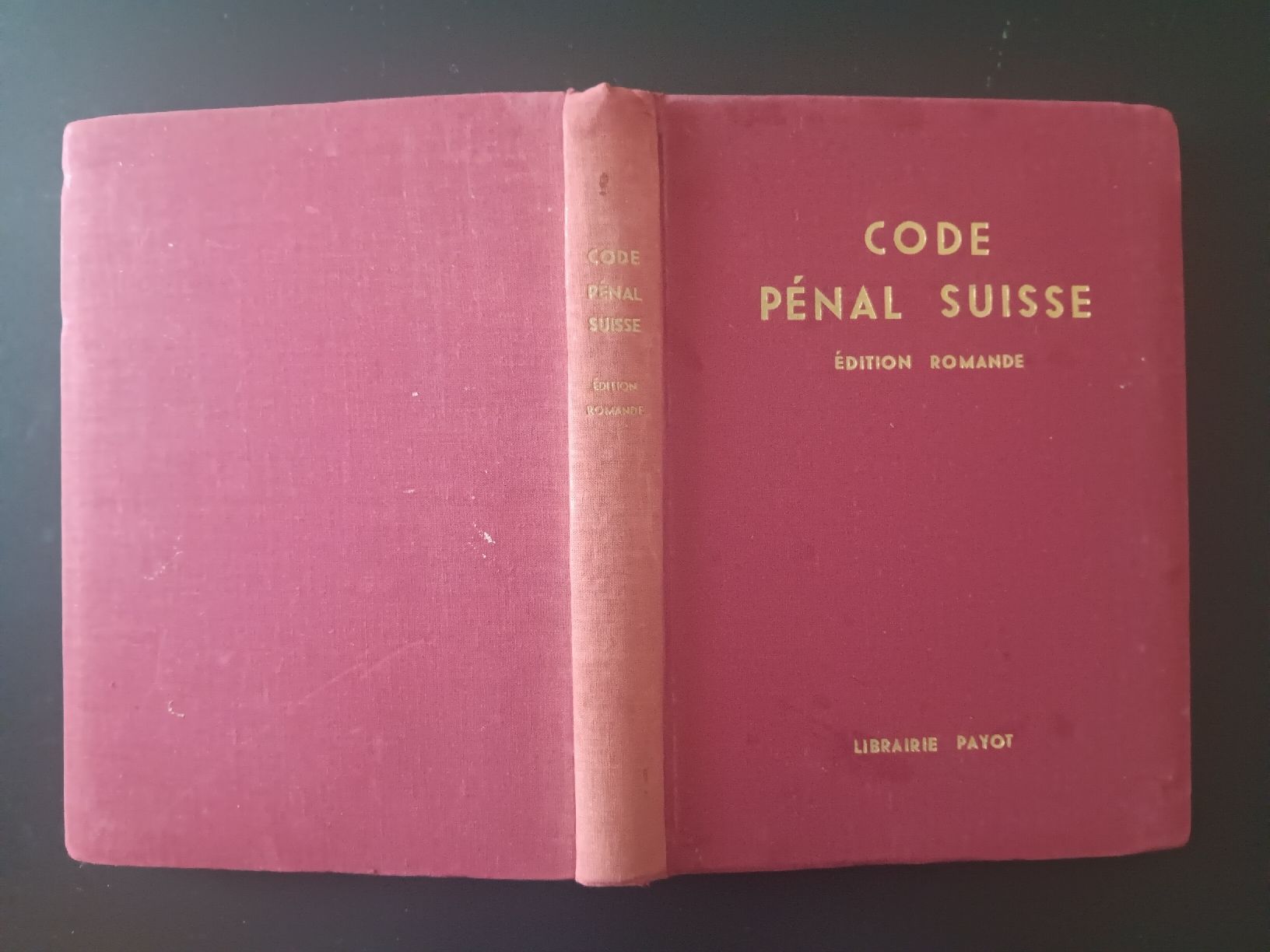 Bücher: code penal suisse 1942 - édition romande commentée – Gebraucht aus Lausanne von Grabock 5