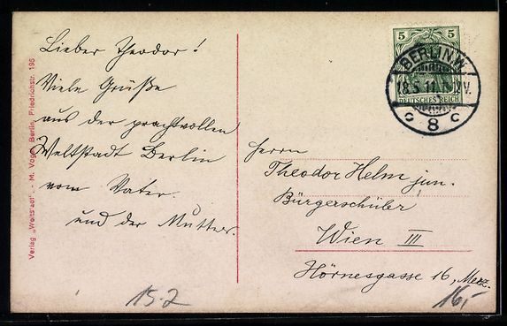 Cartoline postali: Berlin, Luftschiff Zeppelin überquert d – Usato da Berlin venduto da bartko-reher 1