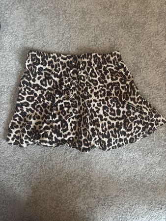 ONLY Sommer Rock mit integrierter Hose, M, Leoprint