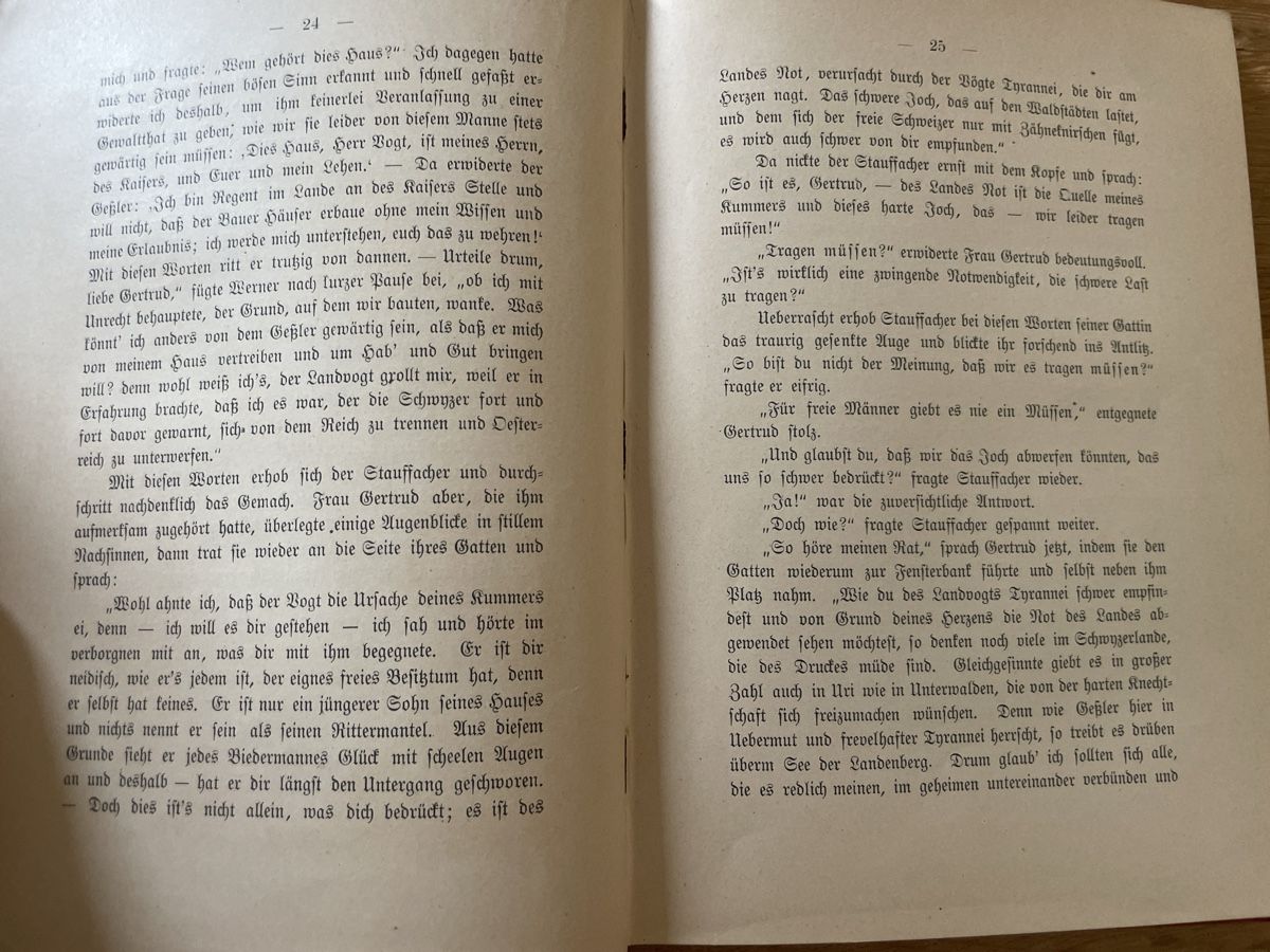 Libri: Antikes Buch: Wilhelm Tell 3. Auflage  – Usato da Winterthur venduto da cheerio97 3