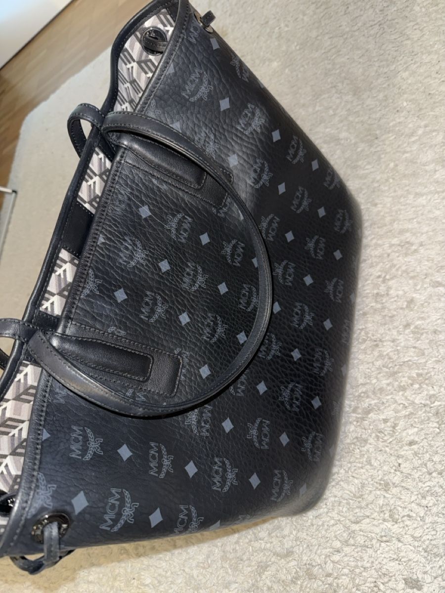 Mcm Borse da donna: MCM Shopper Tasche schwarz Logo Muster – Usato da Basel venduto da man_nx6q 1