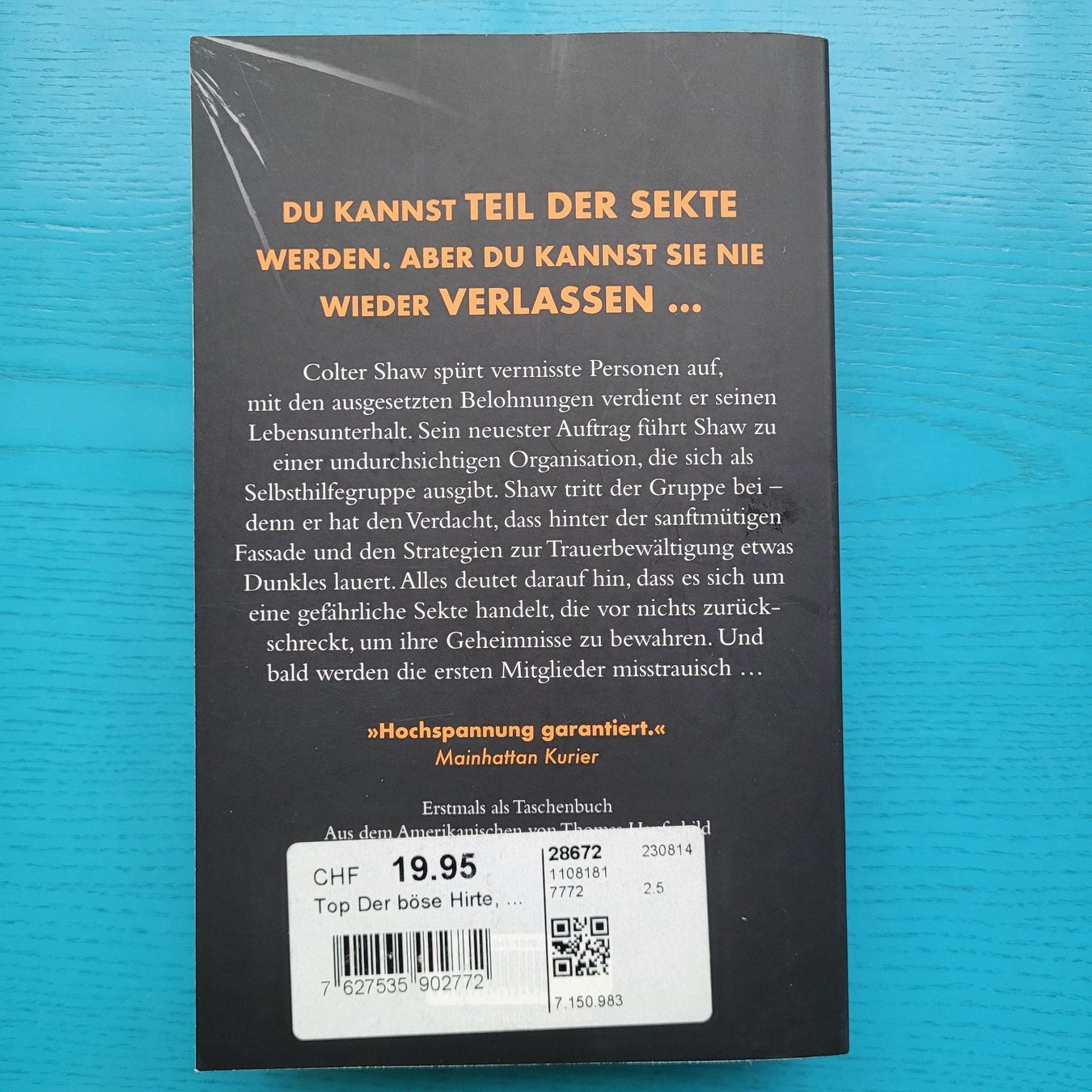 Libri: Deaver Jeffery- Der Böse Hirte – Nuovo (secondo la descrizione) da SCHÜBELBACH venduto da CoKaHa 1