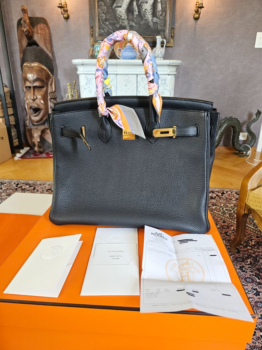 Hermès Borse: Hermès Birkin Bag 35 Bleu Indigo – Usato da Fribourg venduto da wis_7b6y