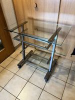 Table de bureau en verre et métal argenté 💎