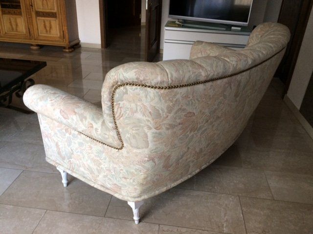 Divani: Sofa, stilvoll mit neuem Stoff bezogen – Usato da Hergiswil NW venduto da redrose51 6