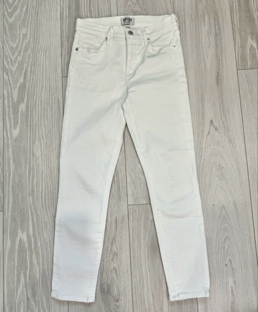 Agolde Jeans: AGOLDE White Denim Jeans - Size 26 - NEW – Nuovo (secondo la descrizione) da Versoix venduto da Bazanchiklovalova 1