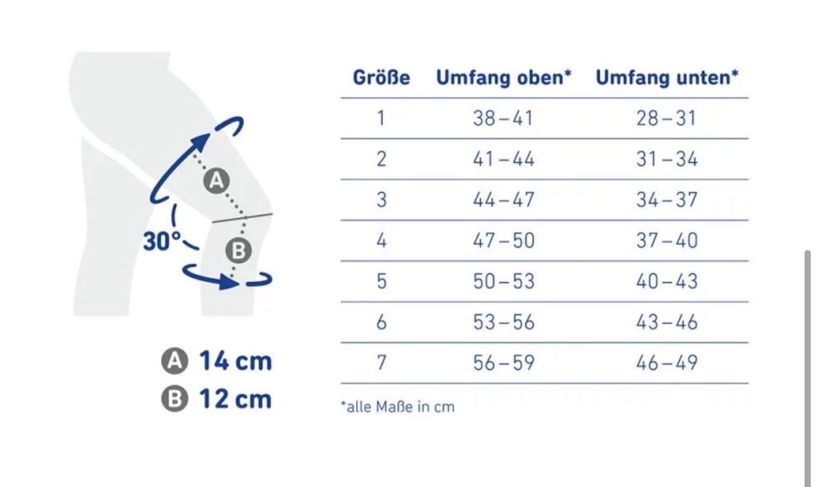 Protezioni & Imbottiture: Knieschiene Bauerfeind – Nuovo (secondo la descrizione) da Mosnang venduto da pic_h88l 3
