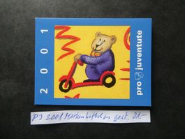 Pro Juventute 2001 Markenheftchen gestempelt