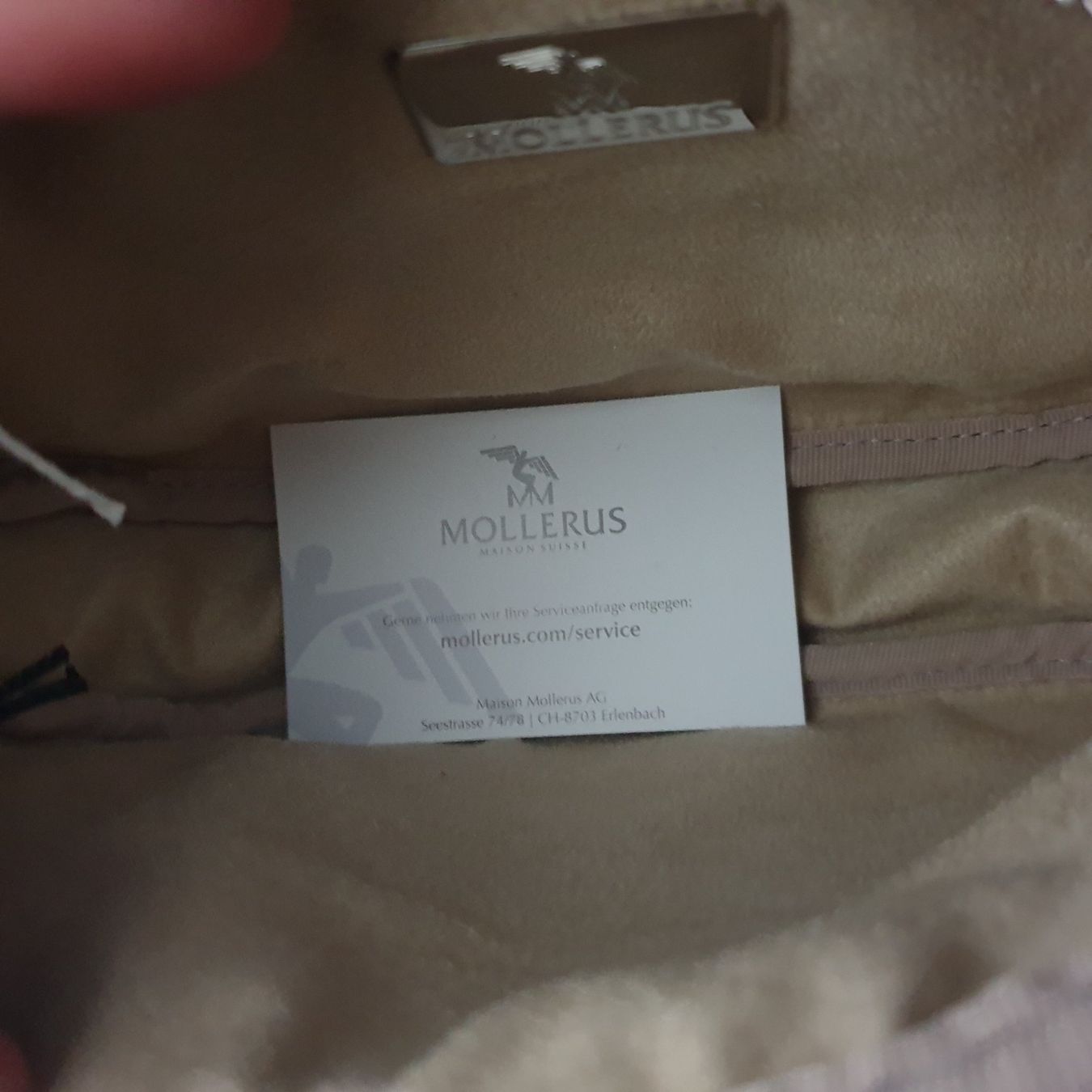 Maison Mollerus Borse da donna: Maison Mollerus Tasche GAMS sky blue/silver – Nuovo (secondo la descrizione) da Zofingen venduto da siana.m 5