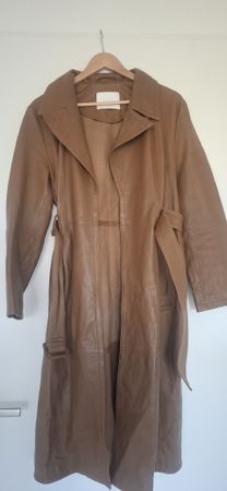Damen Ledermantel Hugo Boss braun Grösse 38 